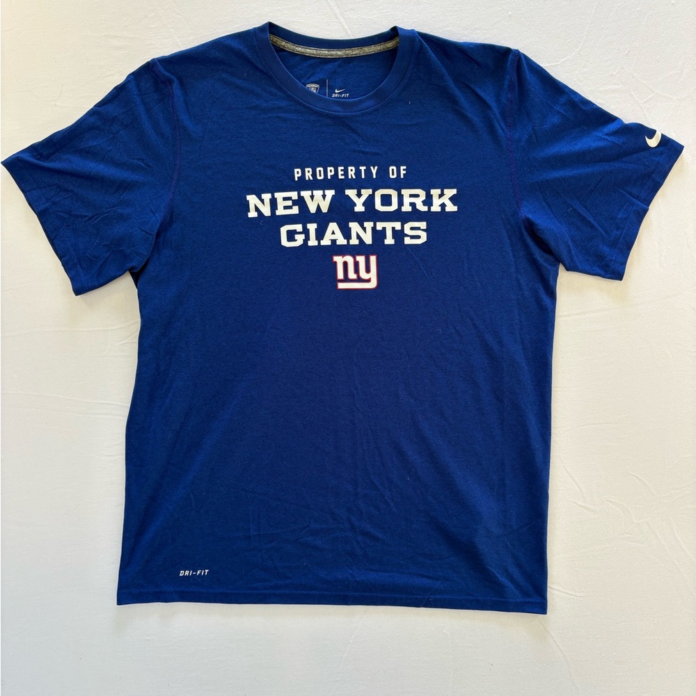 New York Giants Short Sleeve Training T-Shirt Men’s Large, Blue